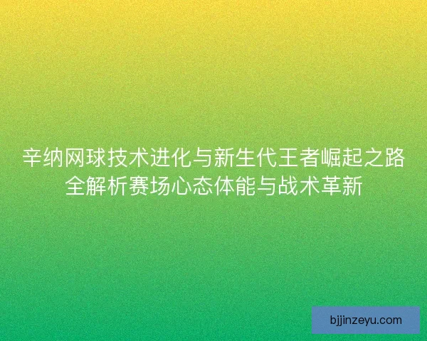辛纳网球技术进化与新生代王者崛起之路全解析赛场心态体能与战术革新